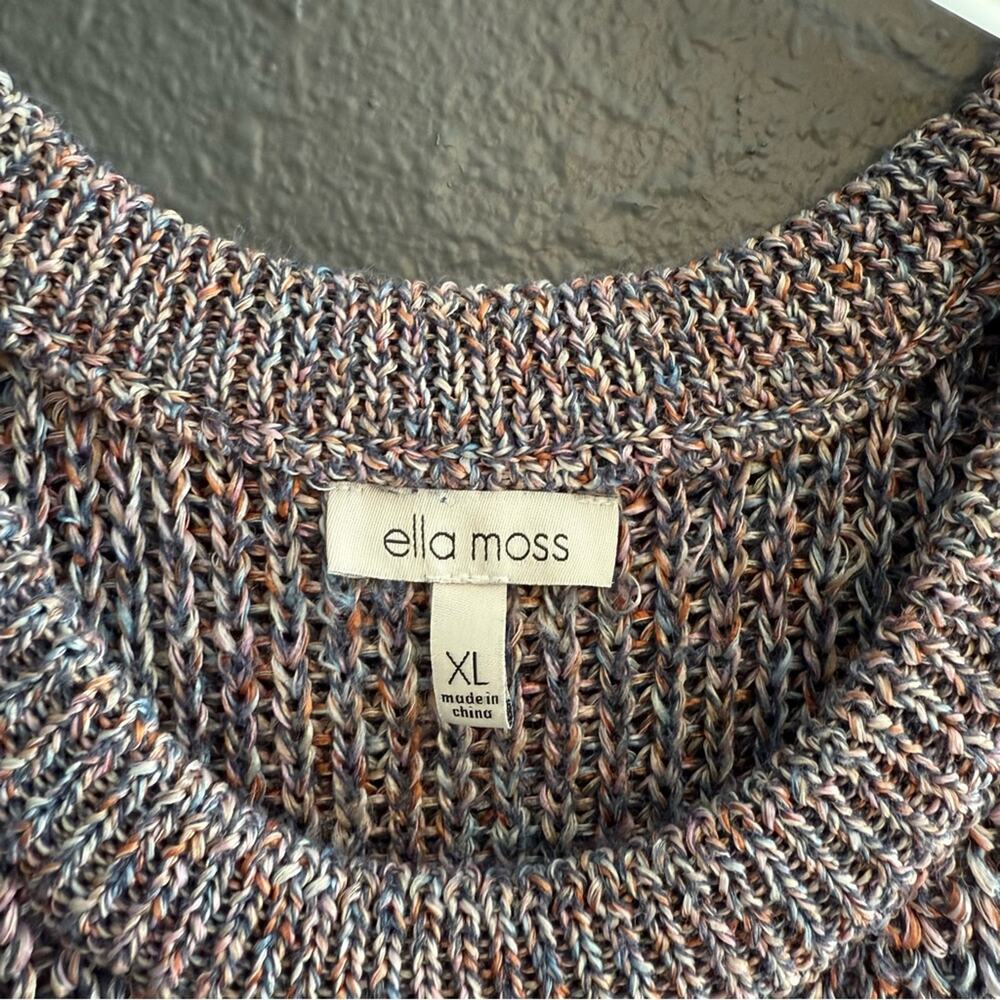 CLEARANCE ELLA MOSS Marge Knit Sleeveless Chunky Sweater Vest Size XL - Picture 4 of 8